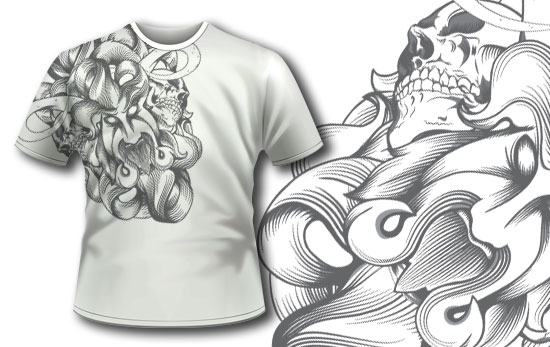 Medusa T-shirt design 183 1