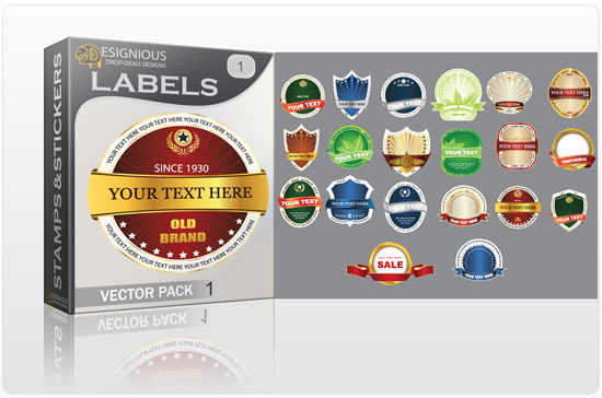 Labels vector pack 1 1