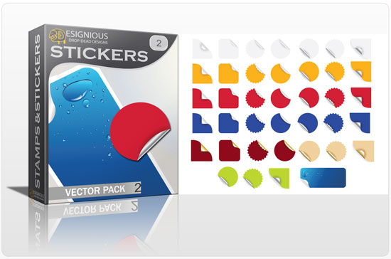 Stickers vector pack 2 1