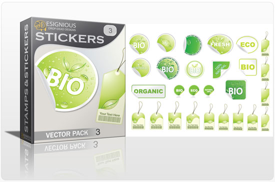 Stickers vector pack 3 1