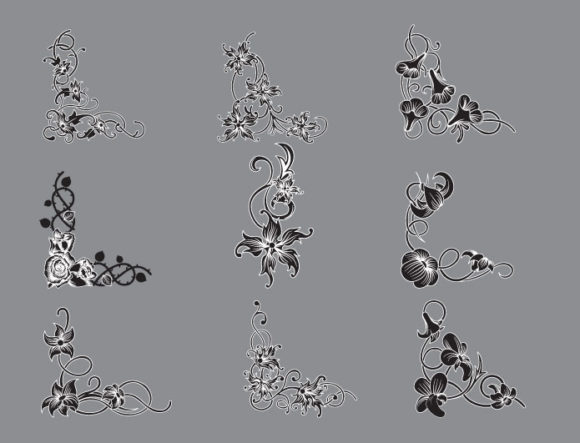 Floral vector pack 60 2