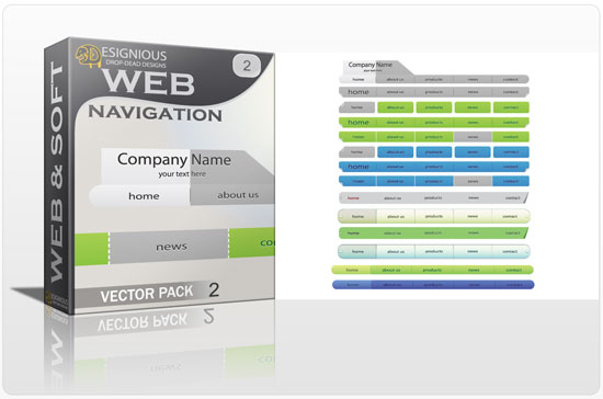Web navigation vector pack 2 1
