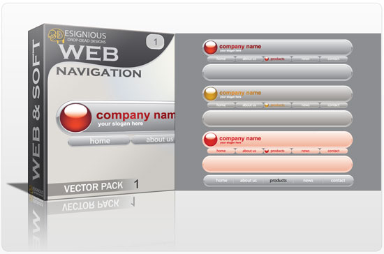Web navigation vector pack 1 1