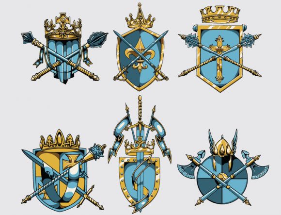 Crests vector pack 2