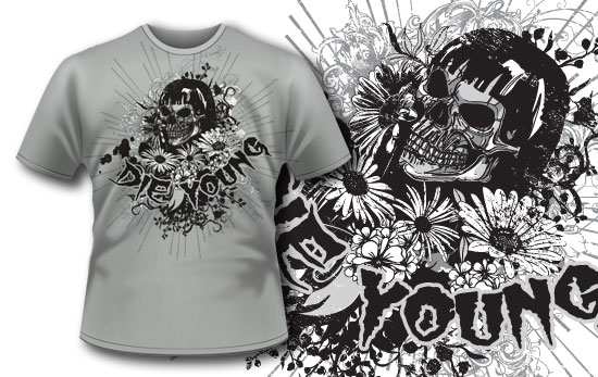 Die young T-shirt design 249 1