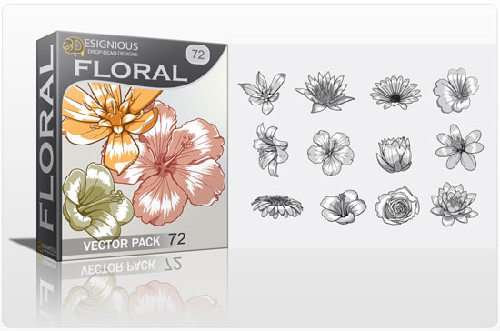Floral vector pack 72 1