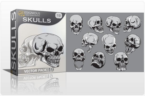 Skulls vector pack 19 1