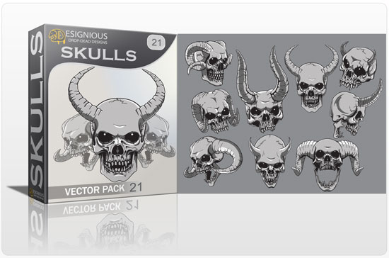 Skulls vector pack 21 1