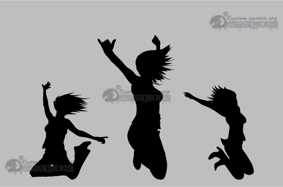 Silhouettes vector pack 2 3