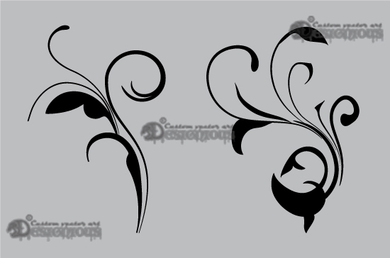 Floral vector pack 6 3