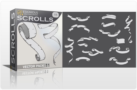 Scrolls vector pack 11 1
