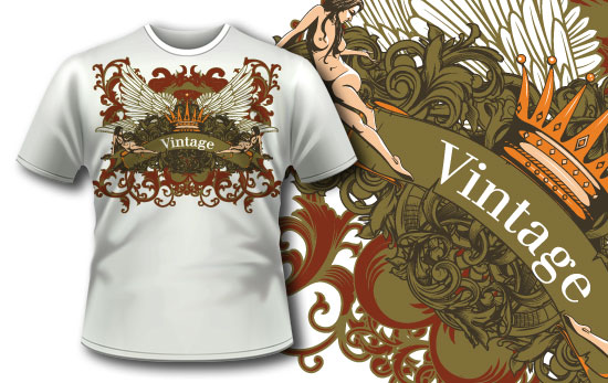 Vintage T-shirt design 274 1