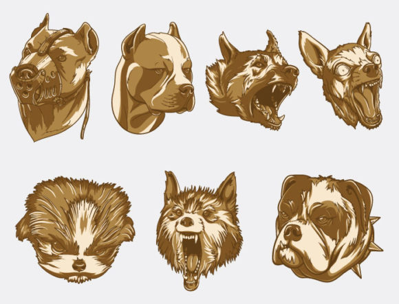 Dogs Vector Pack 2