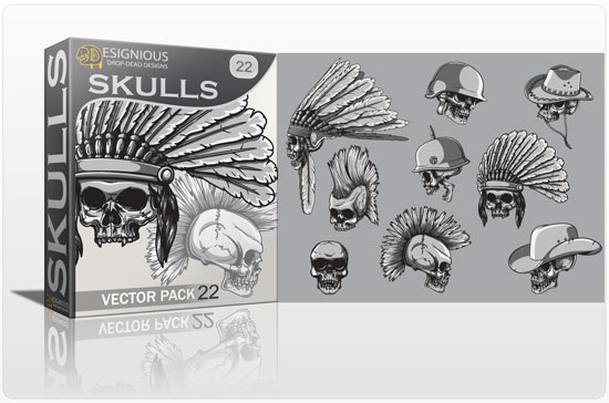Skulls Vector Pack 22 1