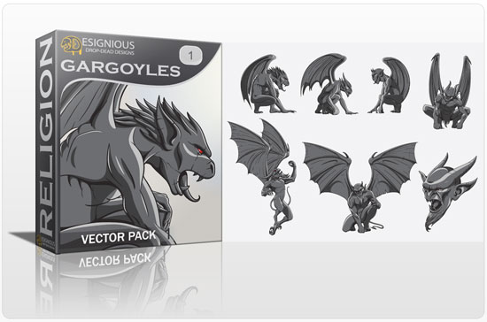 Gargoyles Vector Pack 1
