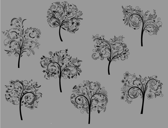Trees Vector Pack 4 2