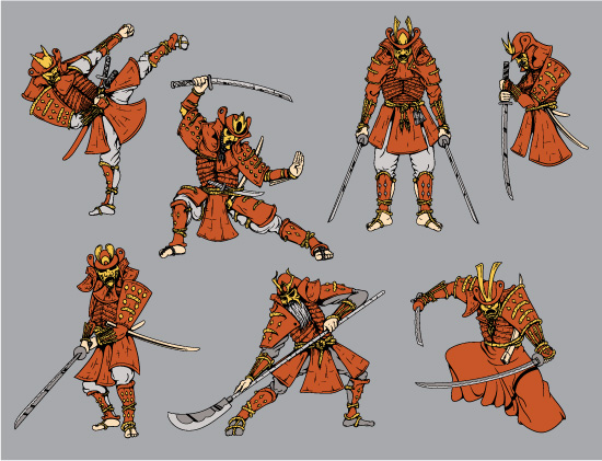 Samurai Vector Pack 2 2