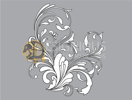 Floral vector pack 88 - Flourishes 3