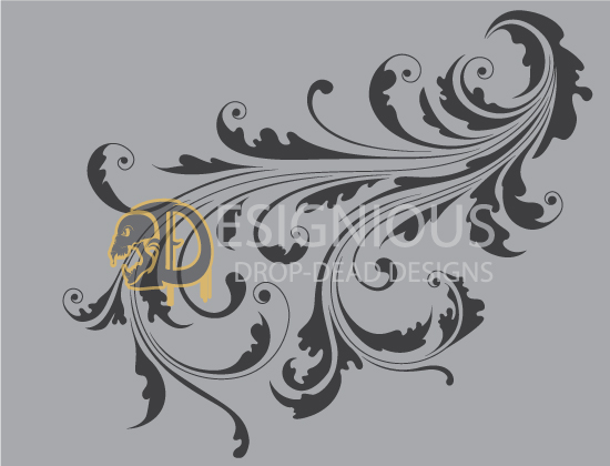 Floral Vector Pack 83 - Flourishes 3