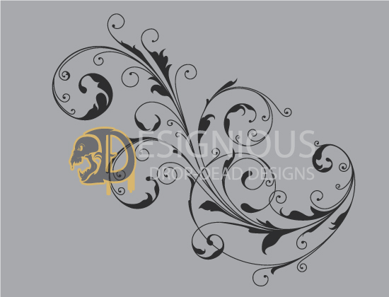 Floral Vector Pack 84 - Floral Swirls 3
