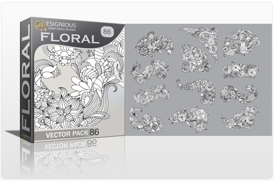 Floral Vector Pack 86 1