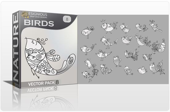 Birds Vector Pack 8 1