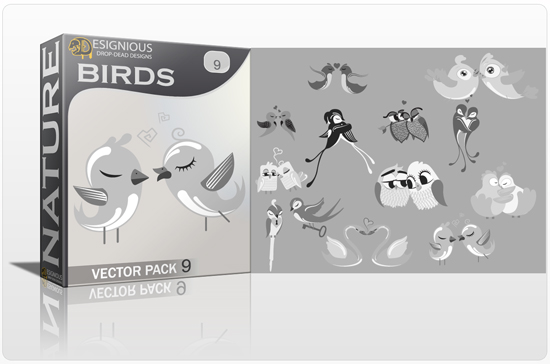 Birds Vector Pack 9 1
