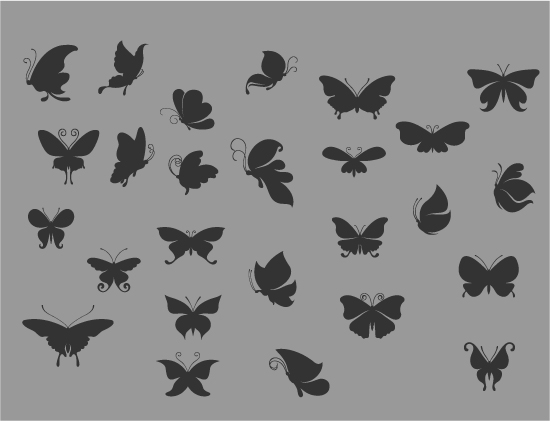 Butterflies Vector Pack 3 2