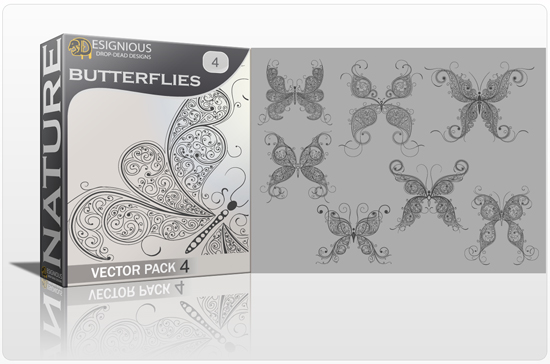 Butterflies Vector Pack 4 1