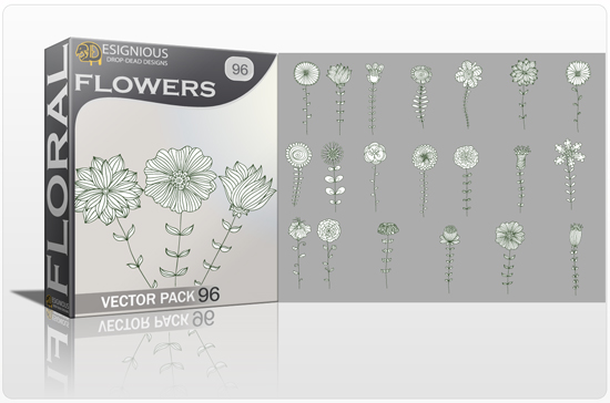 Floral Vector Pack 96 - Decorative 1