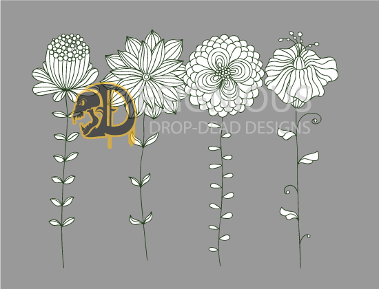 Floral Vector Pack 96 - Decorative 3