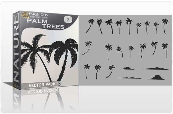 Palm Trees Vector Pack 3 1