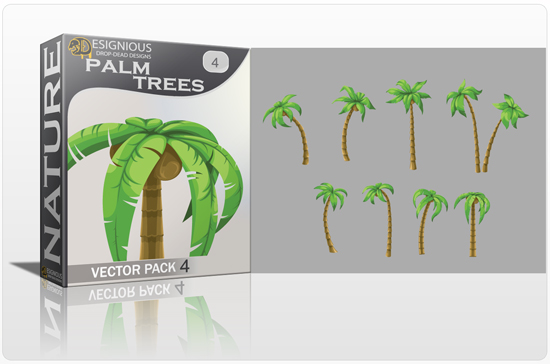 Palm Trees Vector Pack 4 1