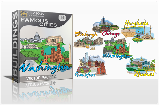Famous Cities Vector Pack 14 1