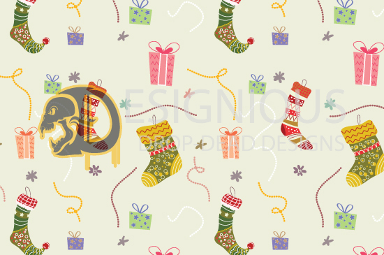 Seamless Patterns Vector Pack 43 - Christmas 6