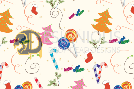 Seamless Patterns Vector Pack 43 - Christmas 4