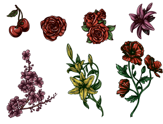 Floral Vector Pack 104 2