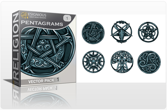 Pentagrams Vector Pack 1 1