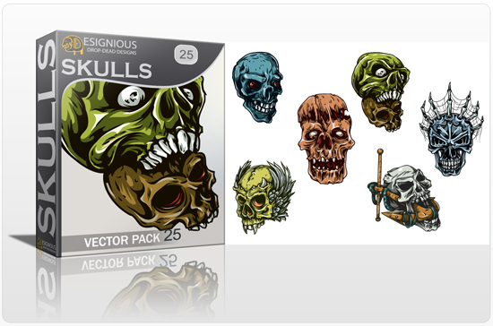 Skulls Vector Pack 25 1