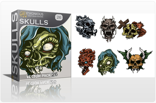 Skulls Vector Pack 26 1