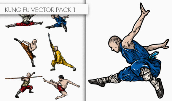 Kung Fu Vector Pack 1 1