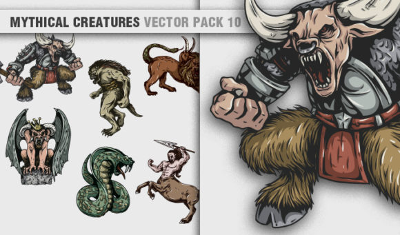 Mythical Creatures Vector Pack 10 1