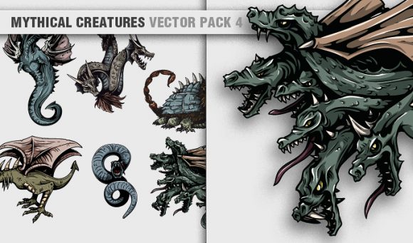 Mythical Creatures Vector Pack 4 1