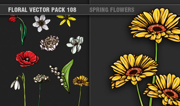 Floral Vector Pack 108 1