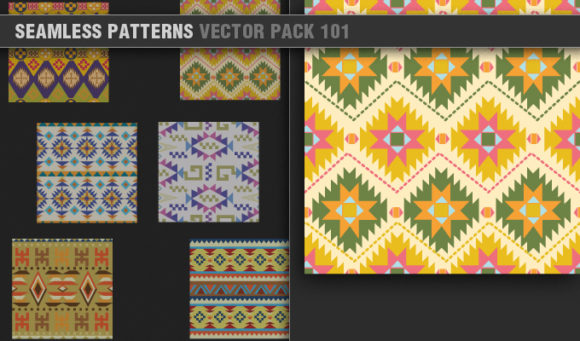 Free Seamless Patterns Vector Pack 101 1