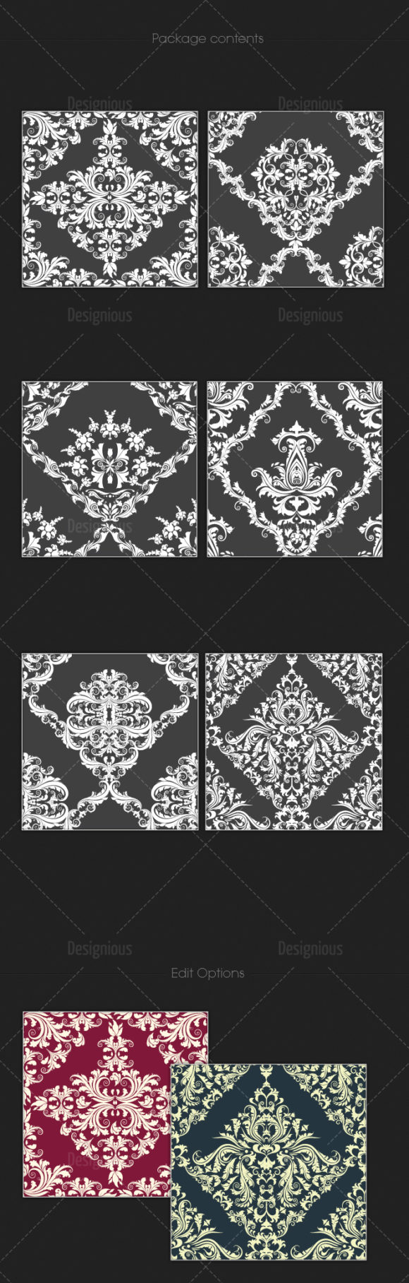Seamless Patterns Vector Pack 102 2