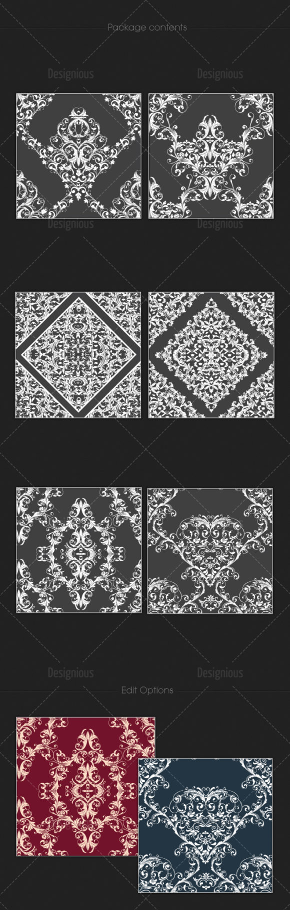 Seamless Patterns Vector Pack 103 2