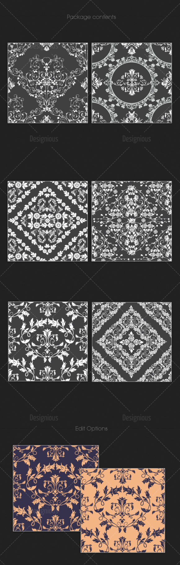 Seamless Patterns Vector Pack 105 2