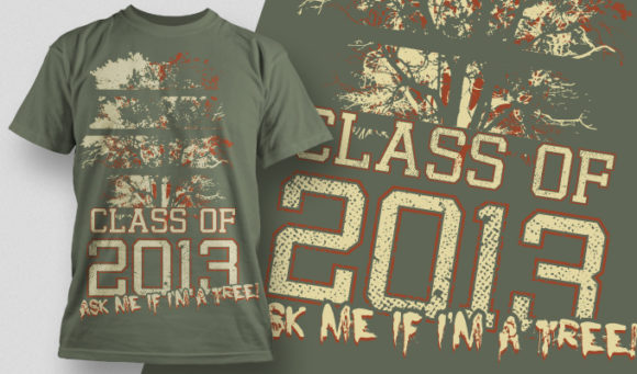 Graduated T-shirt Design 499 1