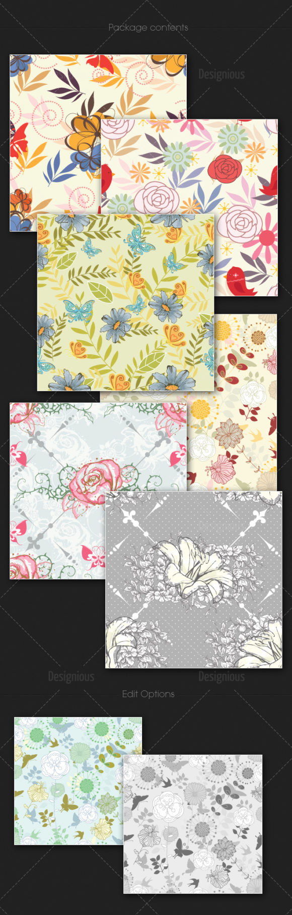 Seamless Patterns Vector Pack 112 2